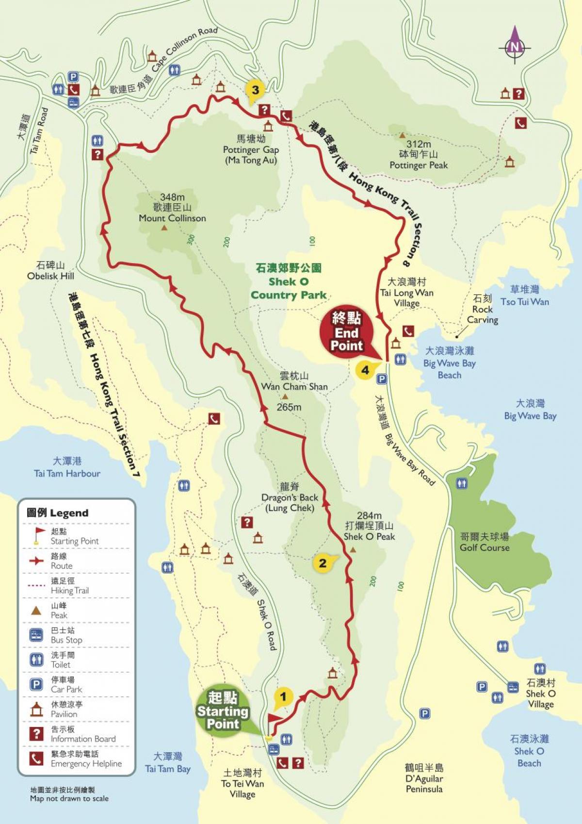 žygiai žemėlapis Hong Kong