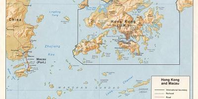 Žemėlapis Hong Kong ir Macau