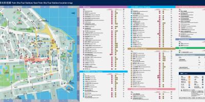 MTR TOT stotis map