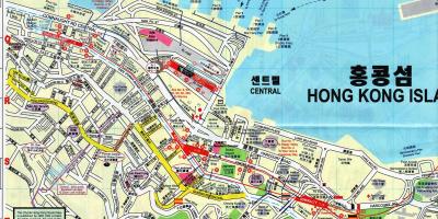 Žemėlapis Sheung Wan, Honkongas