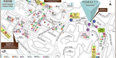 Tsuen Wan MTR stotis map