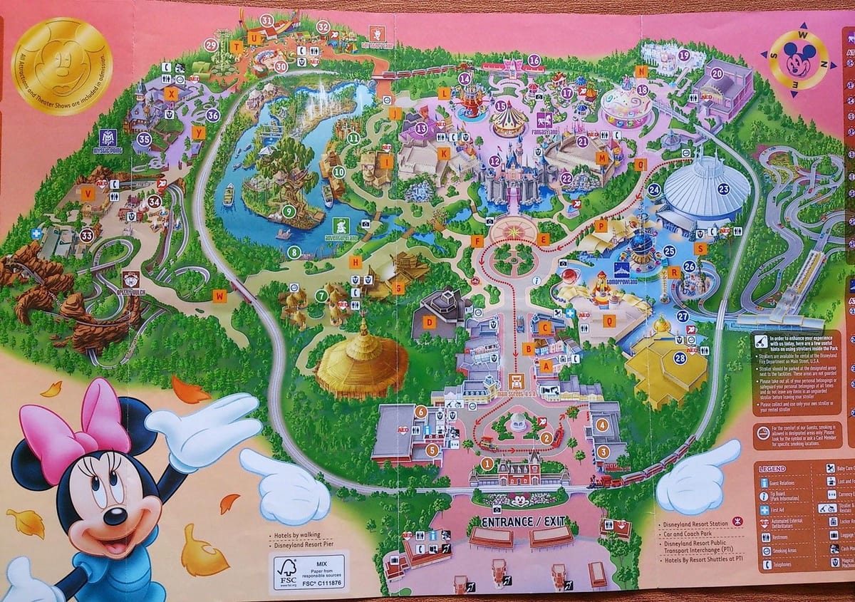 Honkongo Disney žemėlapyje