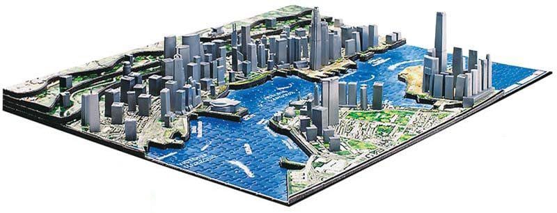 3d žemėlapis iš Hong Kong