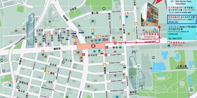 Jordan MTR stotis map