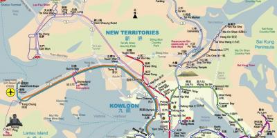 Kovlunas tong MTR stotis map