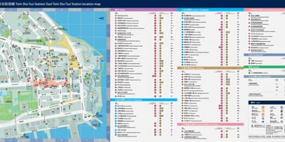MTR TOT stotis map