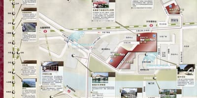 Shatin žemėlapis Hong Kong